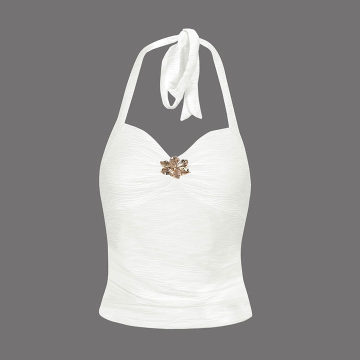 Damen Elegantes Trägertop mit floralem Design Echo Archiv