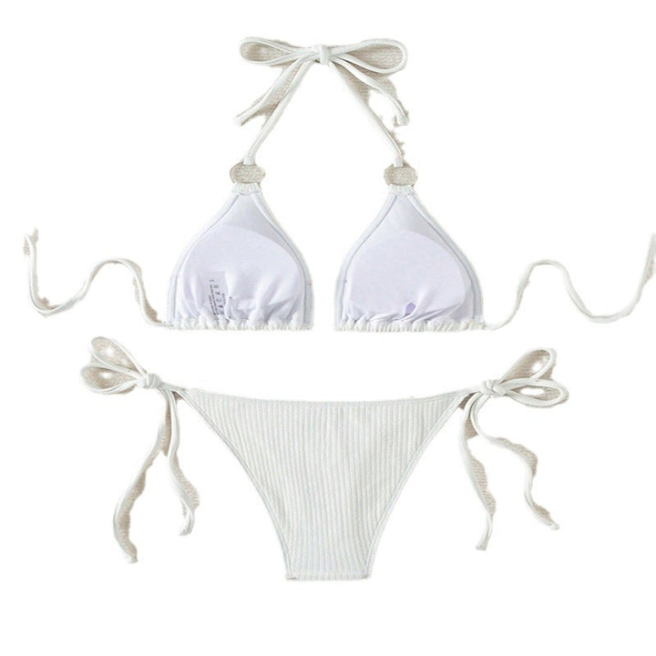 Damen Triangel-Bikini mit Ringelementen und verstellbaren Bändern Echo Archiv