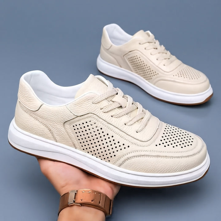 Herren Elegante und bequeme Leder Sneakers Echoarchiv