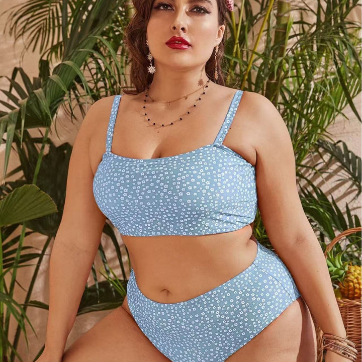 Damen Hochgeschnittener Bikini mit verspieltem Punktedesign Echo Archiv