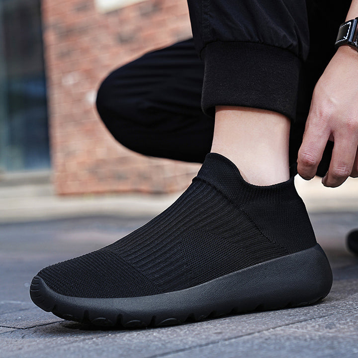 Unisex Elastischer Strick-Slipper mit nahtlosem Schaft und ergonomischer Leichtsohle Echoarchiv