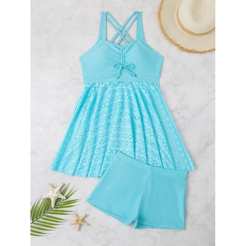 Damen Strandkleid mit sportlichem Schnitt und integriertem Shorts Echo Archiv