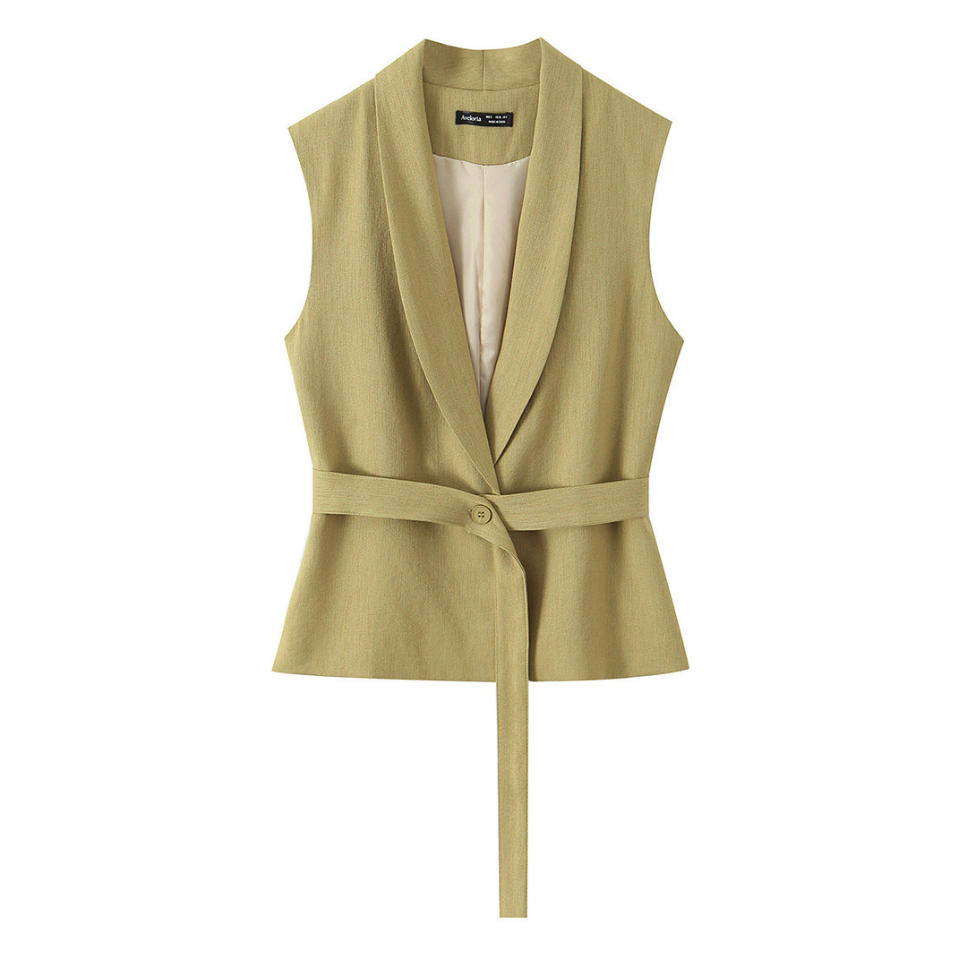 Damen modisches Blazer- und Palazzo-Hosen-Set mit taillierter Silhouette Echo Archiv