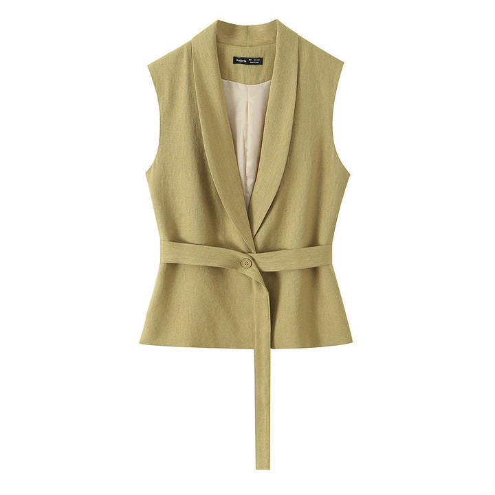 Damen modisches Blazer- und Palazzo-Hosen-Set mit taillierter Silhouette Echo Archiv