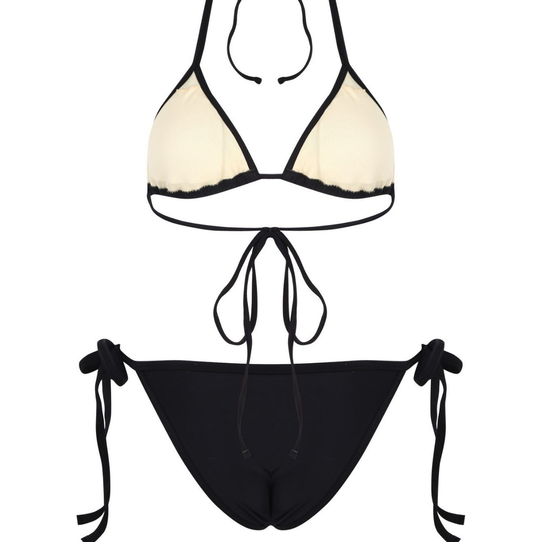 Damen Bikini-Set mit eleganten Cut-Out-Details und verstellbaren Bändern Echo Archiv