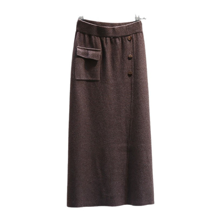 Damen Eleganter Strickrock mit praktischer Seitentasche Echo Archiv