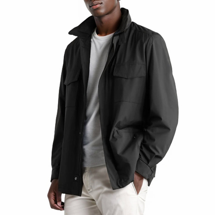Herren funktionale Freizeitjacke im modernen Design mit praktischen Taschen Echoarchiv