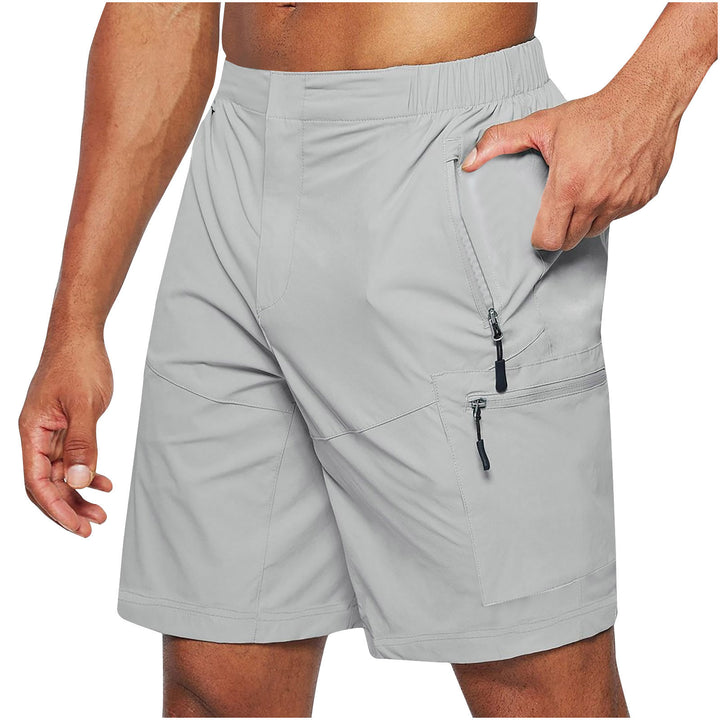 Herren wasserdichte Cargo-Shorts mit elastischem Bund und multifunktionalen Taschen Echoarchiv