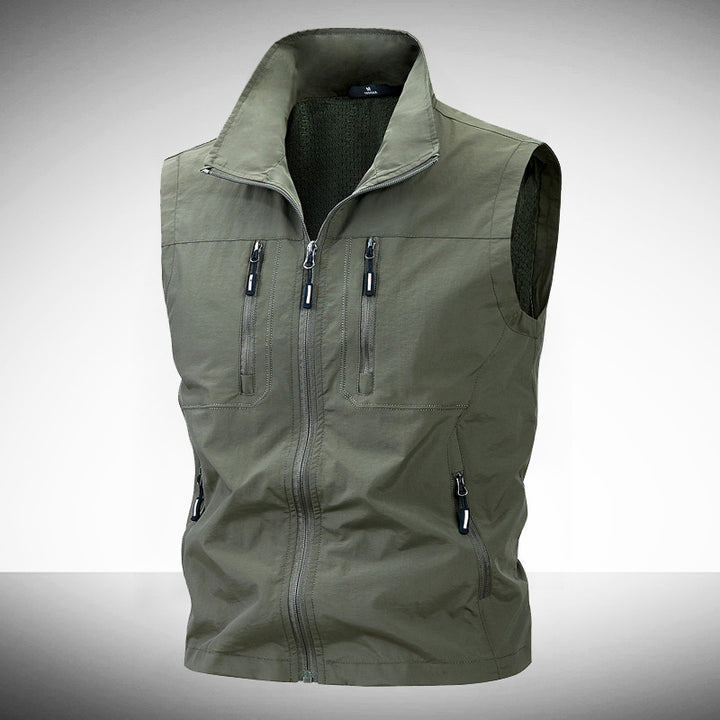 Herren Leichte Outdoor-Weste mit praktischen Taschen Echo Archiv