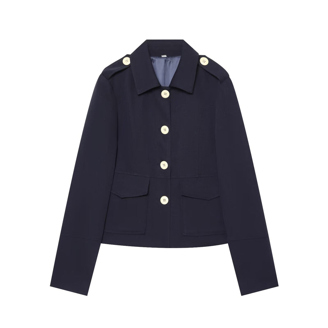 Damen kurze Feldjacke mit Knopfverschluss, aufgesetzten Taschen und Schulterklappen Echo Archiv