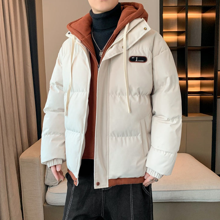 Herren Winterjacke mit Kapuze und dickem Futter Echoarchiv