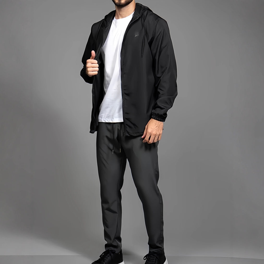 Herren Leichte Sportjacke mit Kapuze – Taviero