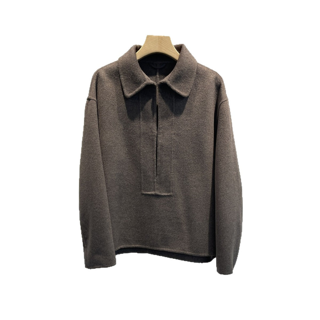 Damen Stylischer Halbzip Pullover Echoarchiv