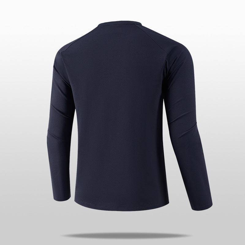Herren Leichtes Langarm-T-Shirt mit praktischer Brusttasche Echo Archiv