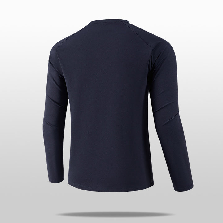 Herren Leichtes Langarm-T-Shirt mit praktischer Brusttasche Echo Archiv