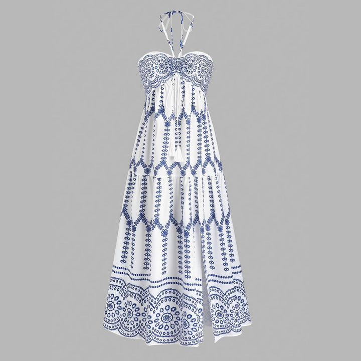 Damen Boho Maxikleid mit Trägern Echo Archiv