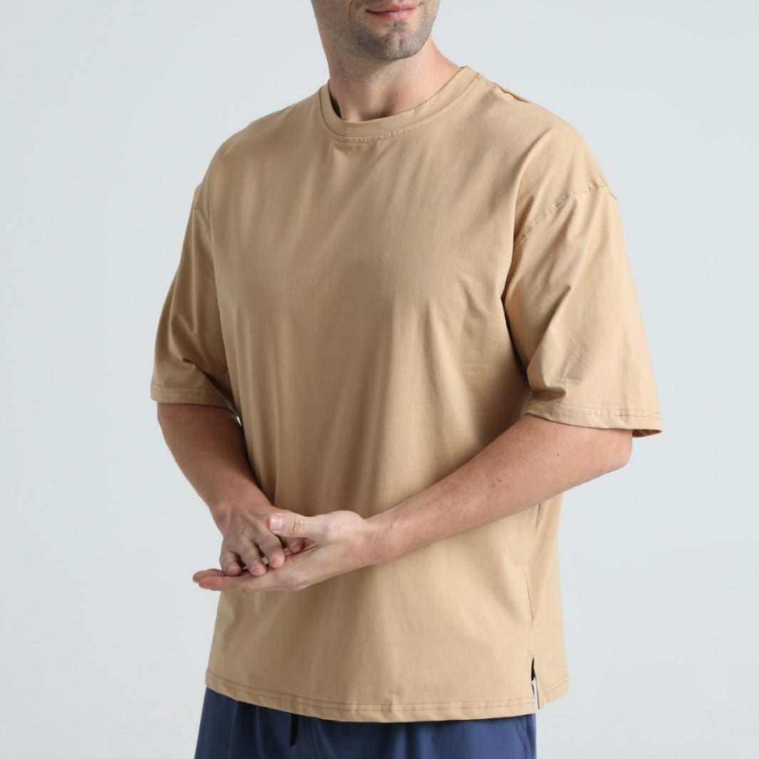 Herren Bequemes Loose-Fit T-Shirt aus hochwertiger Baumwolle Echoarchiv