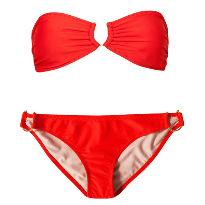 Damen Bandeau-Bikini mit dekorativem Ring Echo Archiv