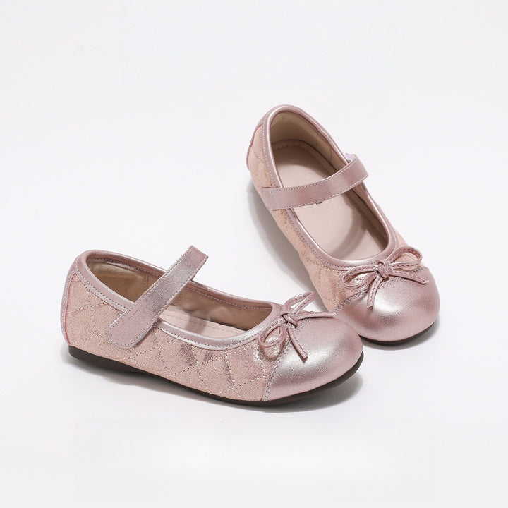 Mädchen Mary Jane Ballerinas mit glänzendem Obermaterial Echo Archiv