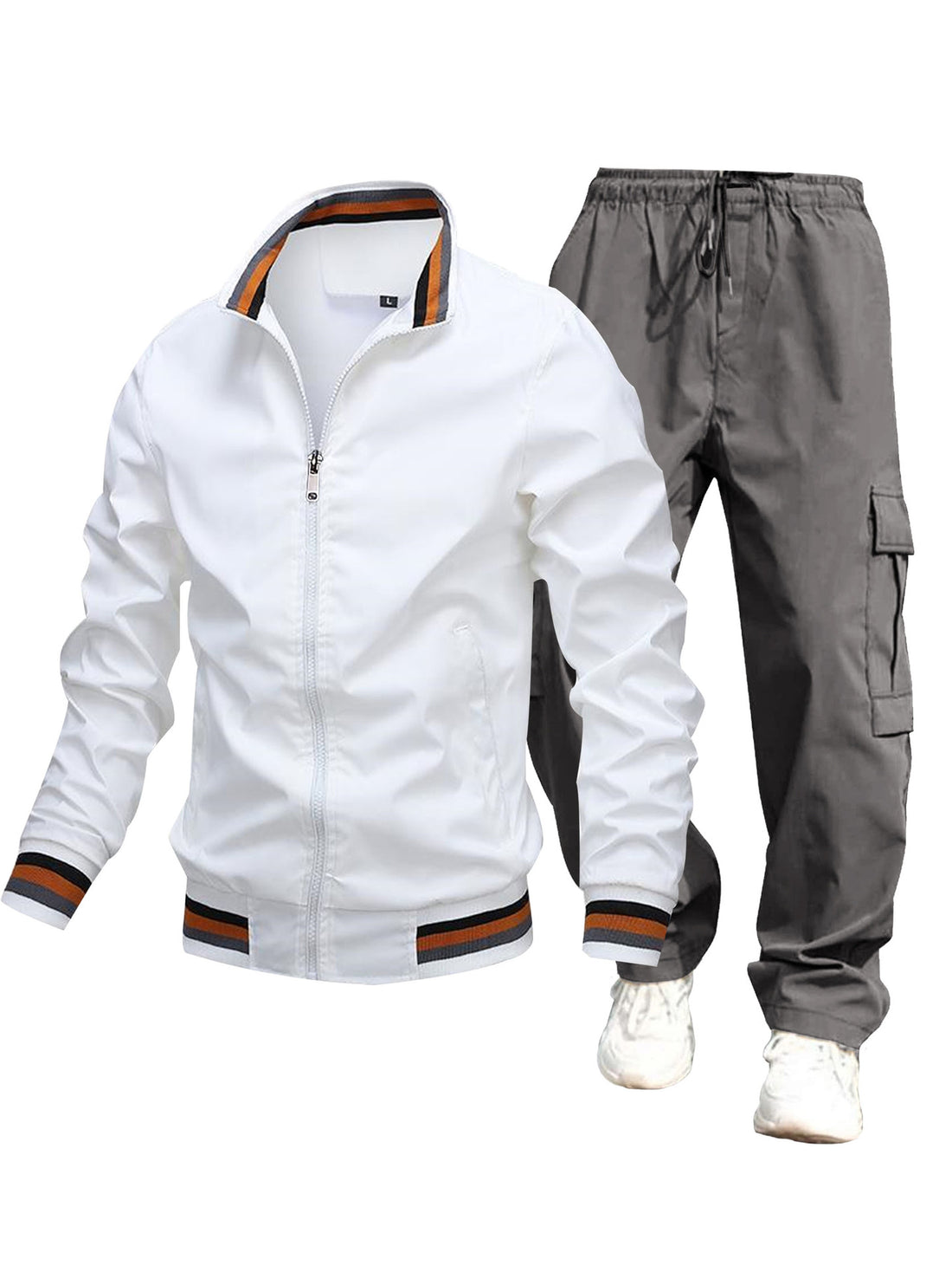 Herren Sportliche Jacke und Cargo-Hosen – Taviero