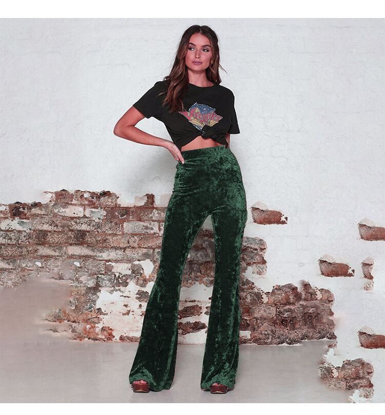 Damen Samtweite Hose Echoarchiv