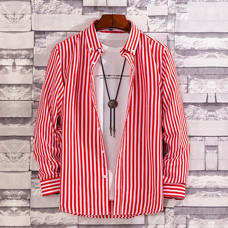 Herren nan lässige Hemdjacke aus leichter Baumwollmischung mit Button-Down-Kragen Echo Archiv