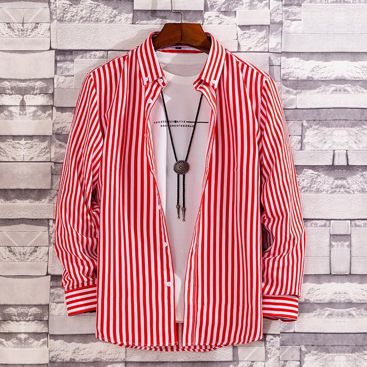Herren nan lässige Hemdjacke aus leichter Baumwollmischung mit Button-Down-Kragen Echo Archiv