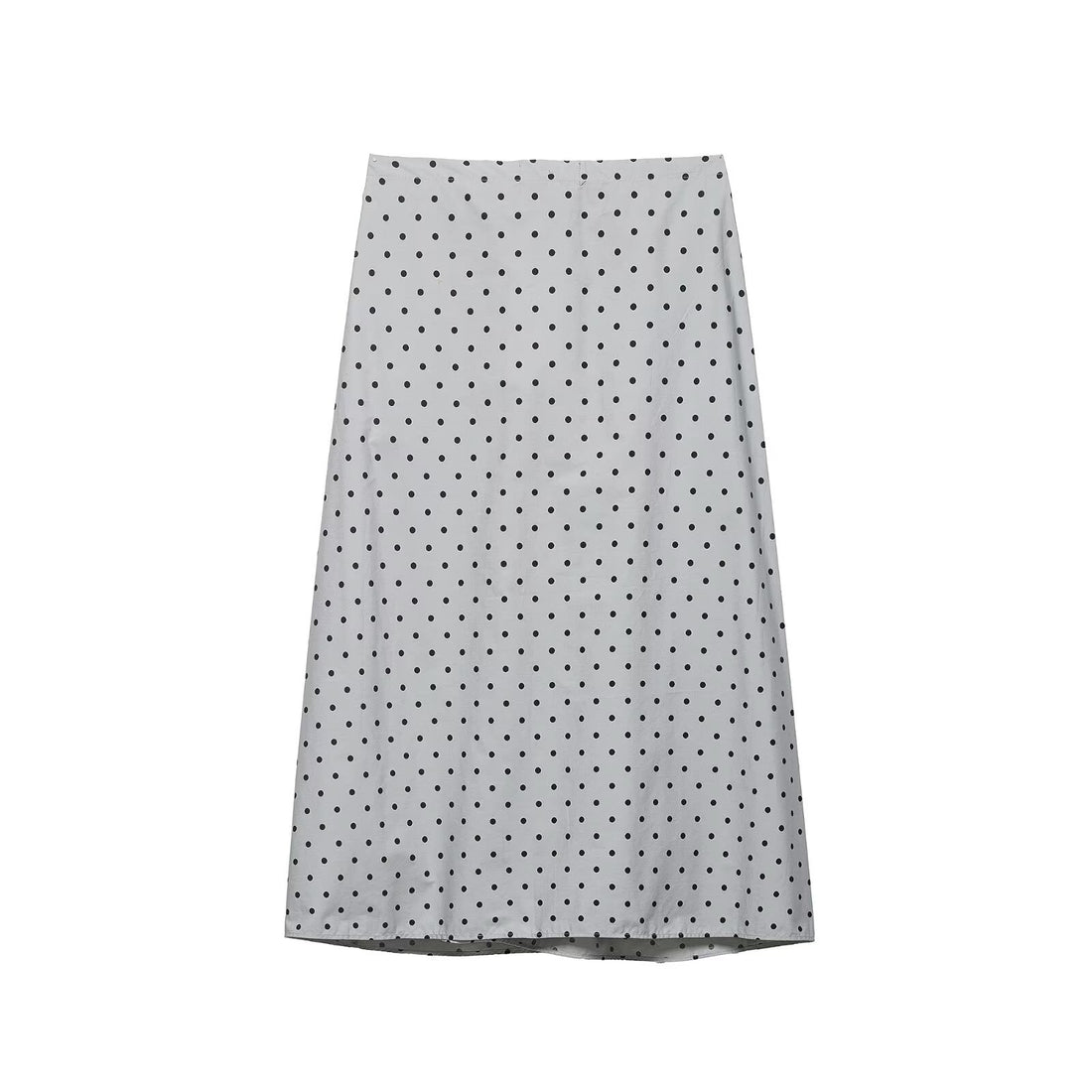 Damen Midirock mit elastischem Bund, Plissee‑Optik und Polka‑Dot‑Muster Echoarchiv