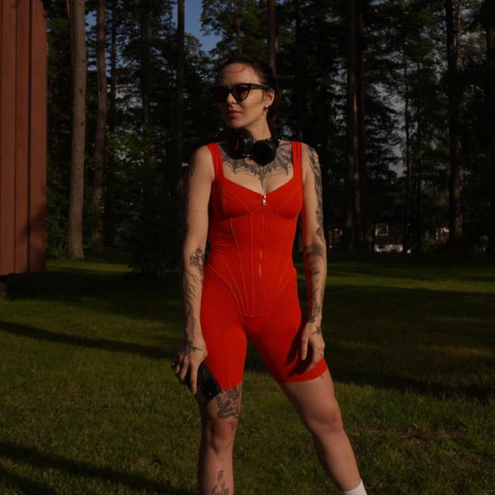 Damen figurformender Jumpsuit Echo Archiv