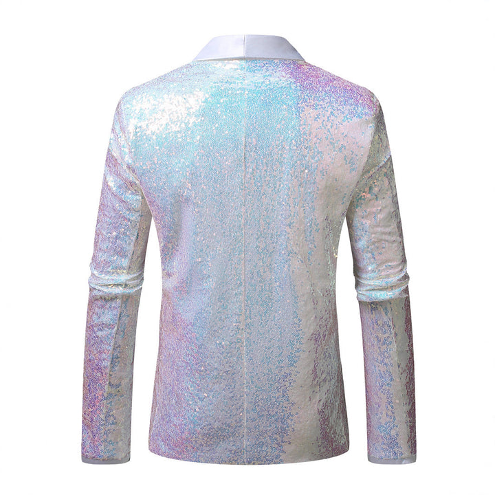 Herren glamouröser Pailletten Blazer Echoarchiv