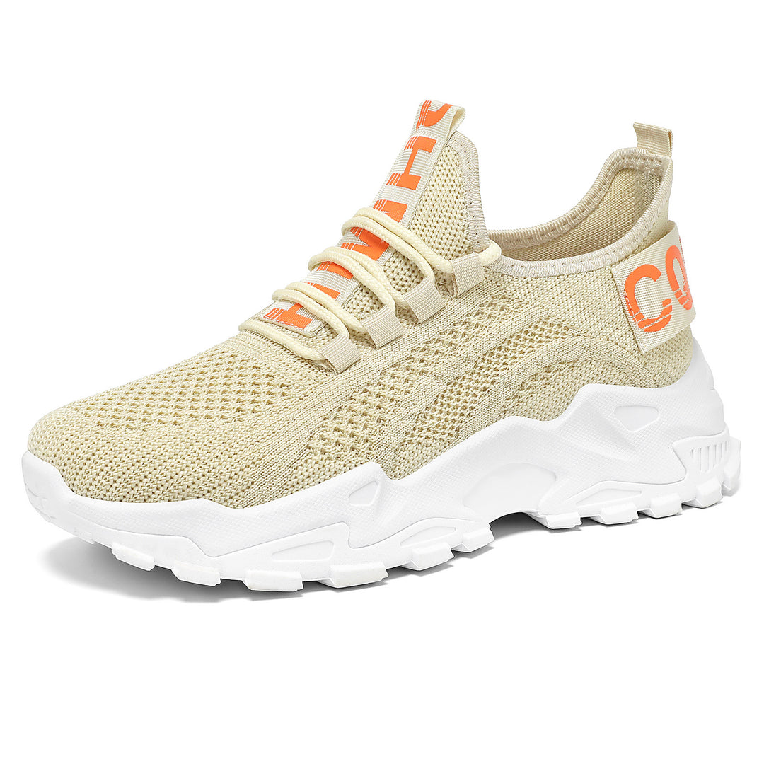 Damen nan nahtloser 3D-Strick Slip-On Sneaker mit elastischem Schlupfschaft, gepolsterter Fersenlasche und griffiger Hybridprofilsohle Echo Archiv