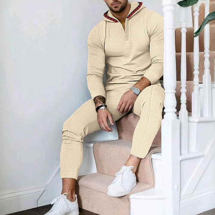 Herren Sportlicher Freizeitanzug mit modernem Kragen und praktischen Taschen Echoarchiv