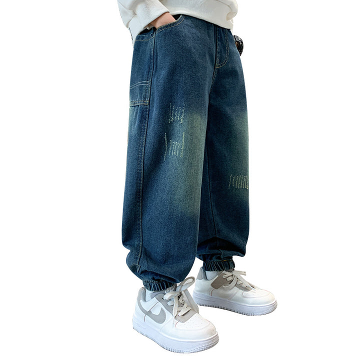 Unisex lässige Sweatpants mit elastischem Bund und tiefen Taschen Echo Archiv