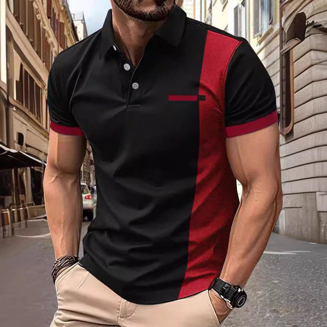 Herren Sportliches Kurzarm-Poloshirt Echoarchiv