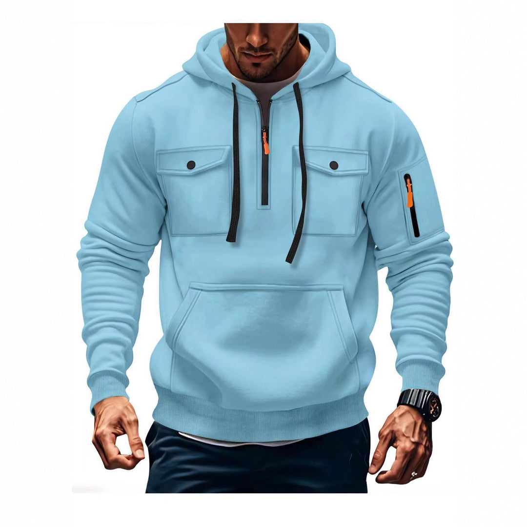Herren Funktions Hoodie mit praktischen Taschen Echoarchiv