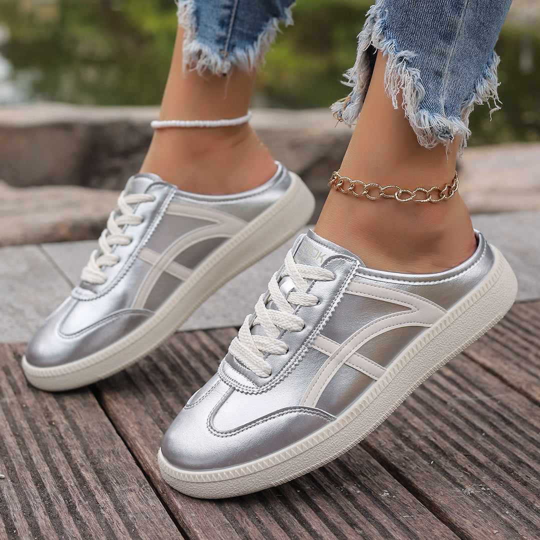 Damen Slip-On Sneaker mit offener Ferse und gepolstertem Komfortfußbett – Lioré