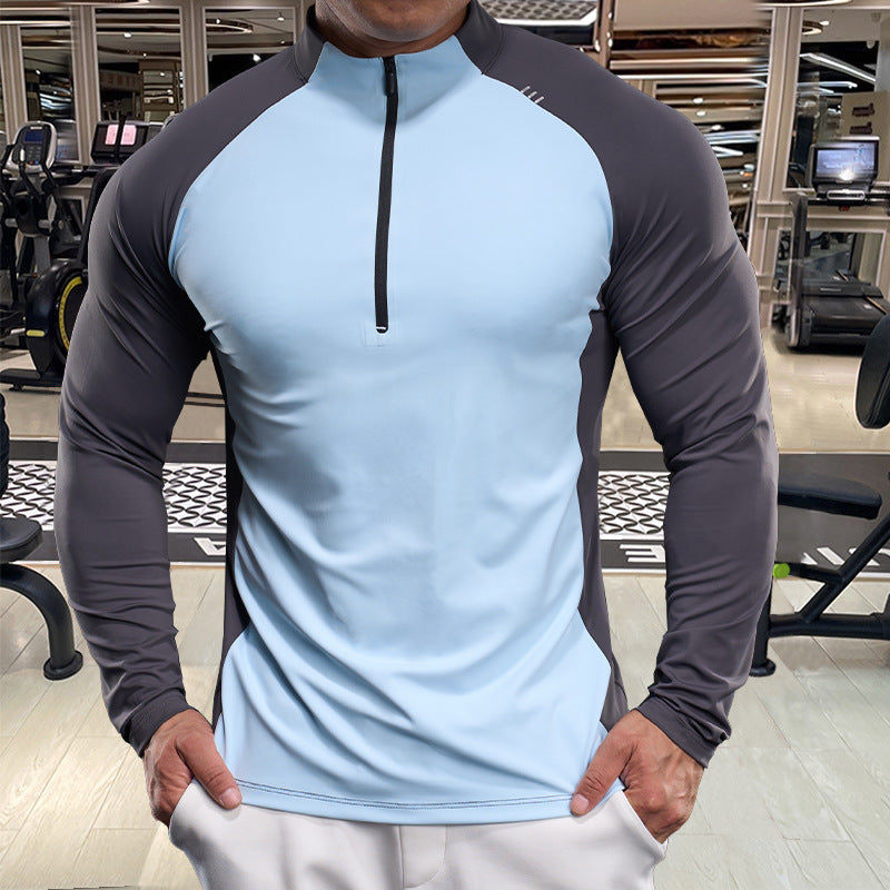 Herren Funktionsshirt mit Half-Zip und Raglanärmeln Echoarchiv