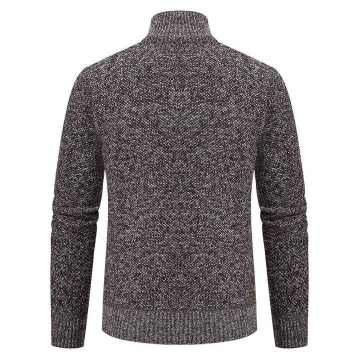 Herren Strickjacke mit modernem Muster und schmalem Schnitt Echoarchiv