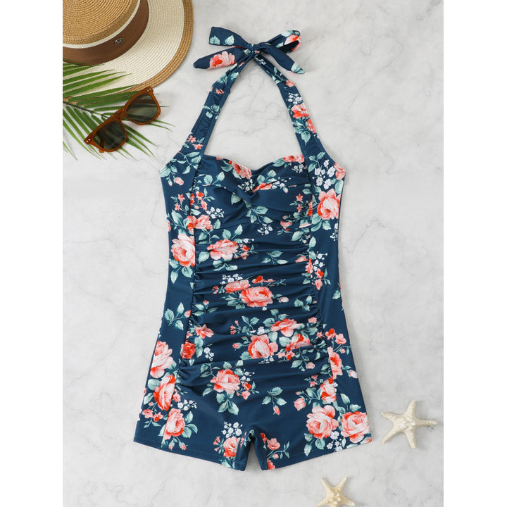 Damen Eleganter Einteiler mit verstellbaren Trägern Echo Archiv