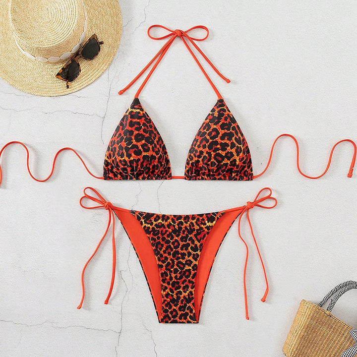 Damen Triangel-Bikini mit aufregendem Animal-Print Echo Archiv