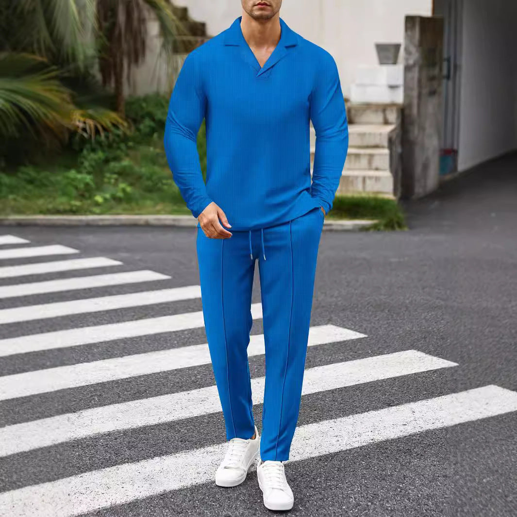 Herren modischer Freizeitanzug mit funktionalem Design Echoarchiv