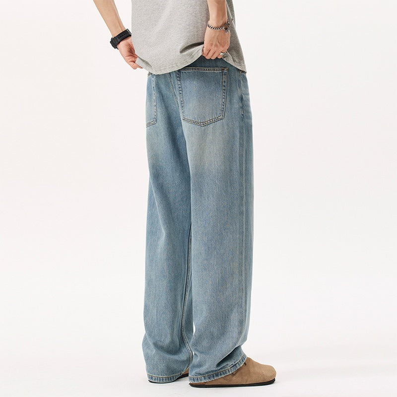 Herren Lässige und bequeme Weitgeschnittene Jeans Echo Archiv