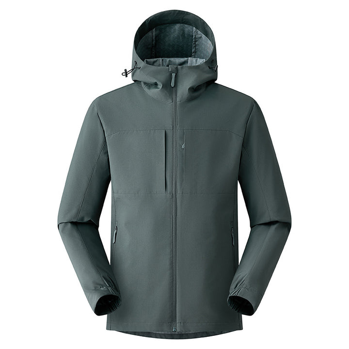 Herren Leichte Allround‑Softshelljacke mit thermoregulierender Membran, ergonomischem Schnitt & verdeckter Brusttasche Echoarchiv