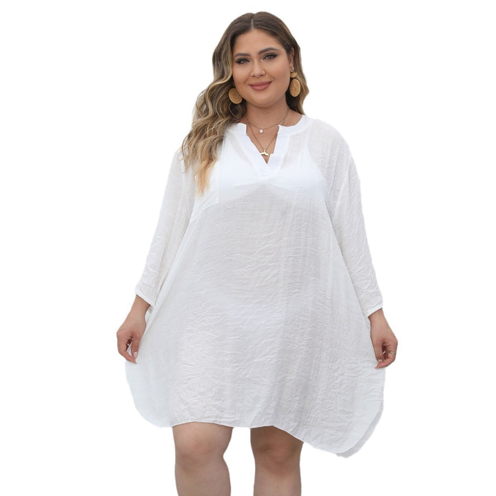 Damen lässiges Strandkleid mit seitlichem Schlitz Echo Archiv