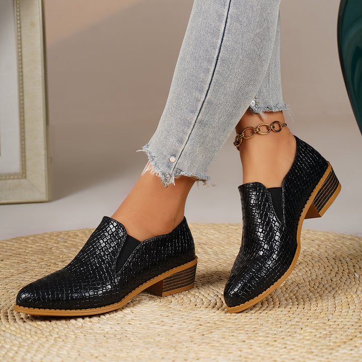 Damen Elegante Slipper mit Struktur-Design Echo Archiv
