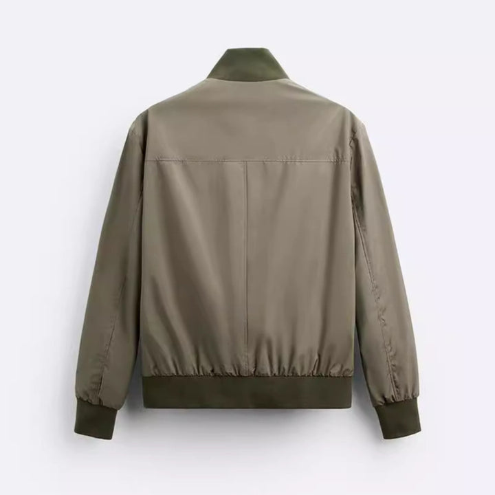 Herren Casual-Bomberjacke mit hohem Kragen und praktischen Taschen Echoarchiv