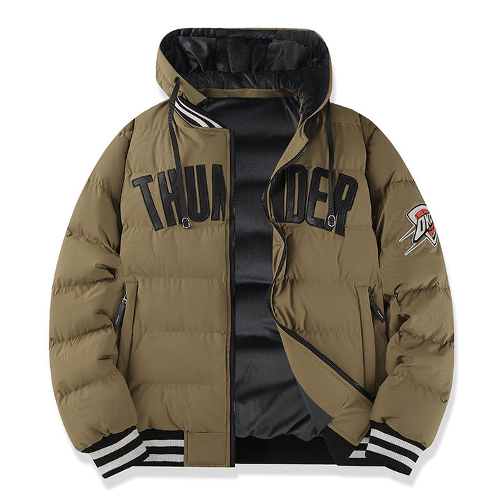 Herren Leichte Steppjacke mit hohen Kragen und praktischen Taschen Echo Archiv