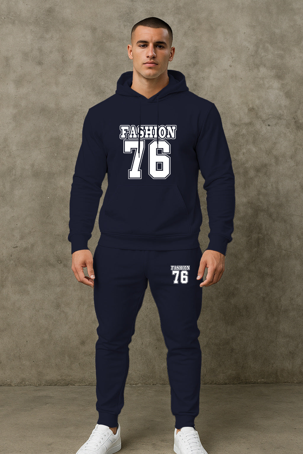 Herren Freizeit Hoodie und Jogginghose Set Echoarchiv