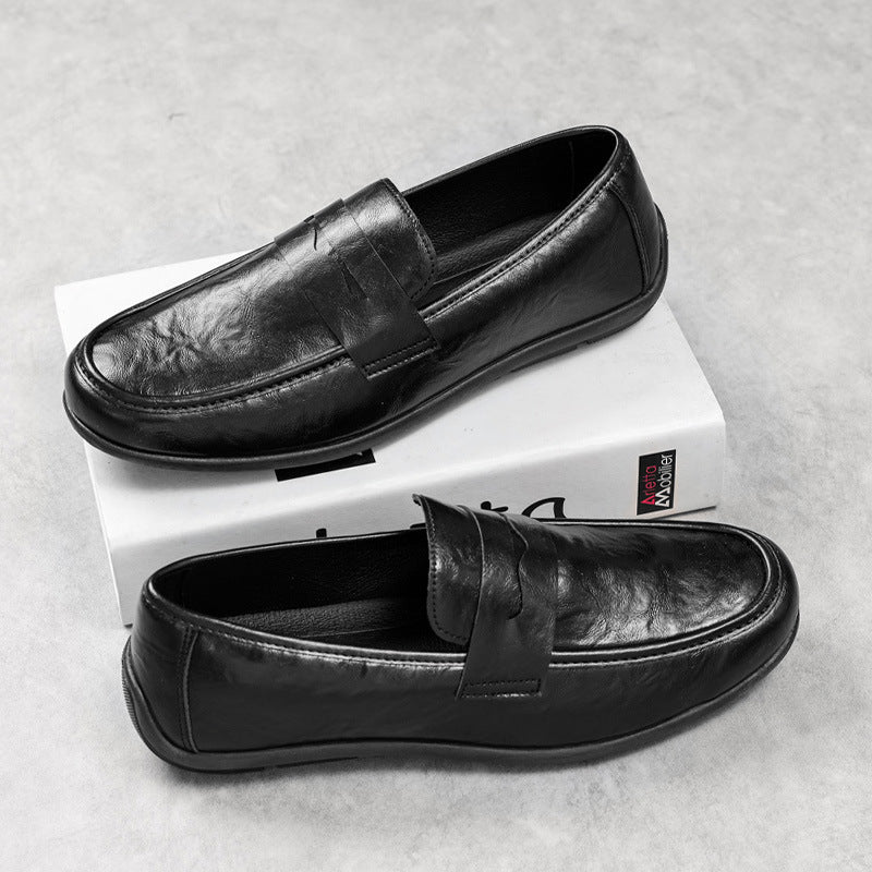 Herren Elegante Mokassins mit feinen Detailnähte Echo Archiv