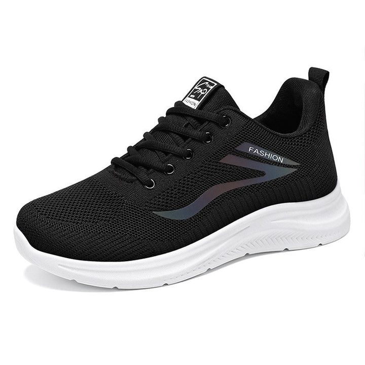Unisex nan leichte Strickfreizeitsneaker mit gepolsterter Fersenstütze und rutschfester Profilsohle Echo Archiv